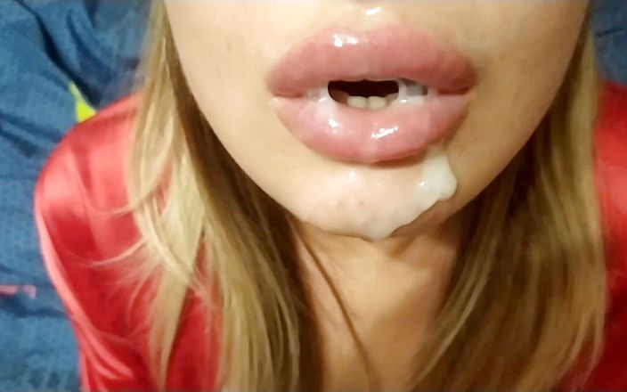 Sweet Hot mouth: Сладкий минет для моего подрачиващика Sergo, по просьбе, я сделала видео для тебя, смотрю и мастурбирует, целуй тебя