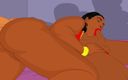Back Alley Toonz: Cartoon Cherokee D Kont geeft een geweldige Hentai-pijpbeurt met dikke...