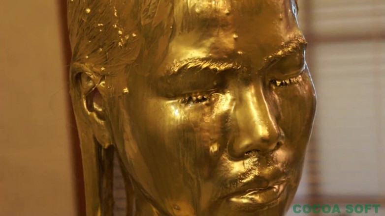 Cocoa Soft: This is the 4th in the world metallic body painting series