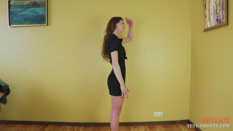 Test-Shoots: Sesi wawancara casting si pelatih kebugaran cantik sascha young di...