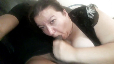 Real homemade BBW BBC porn: Wildenglishbbw sucking BBC Nata4sex fingering my pink wet pussy