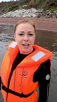 Strapped Tight & Floating Free - Sexy Wetsuit Life Jacket Test