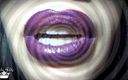 Goddess Misha Goldy: Meine lila magischen lippen machen dich verrückt