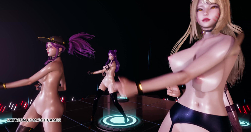 3D-Hentai Games: popastar ahri akali evelynn kaisa ka sabse achchha bina sensar...