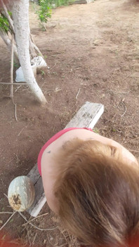 Sucking on a Dick.