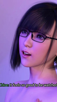 Freshwomen - Petite Nerdy Asian Teen Rides a Big Dick and Gets Her Little Pussy Creampied - 3D Animated Porn Game - Part 12