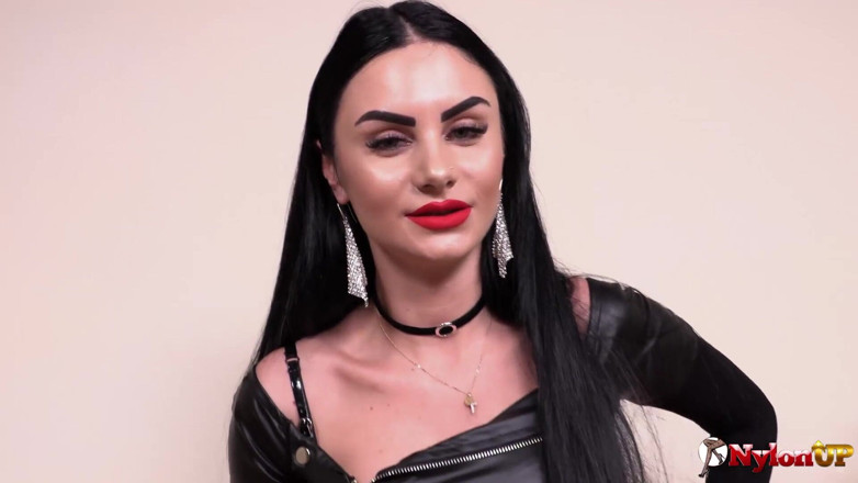 FootFetish Girls With Sex Toys and Nylons: Dazzlingly Beautiful Goddess Ambra Likes Edging You