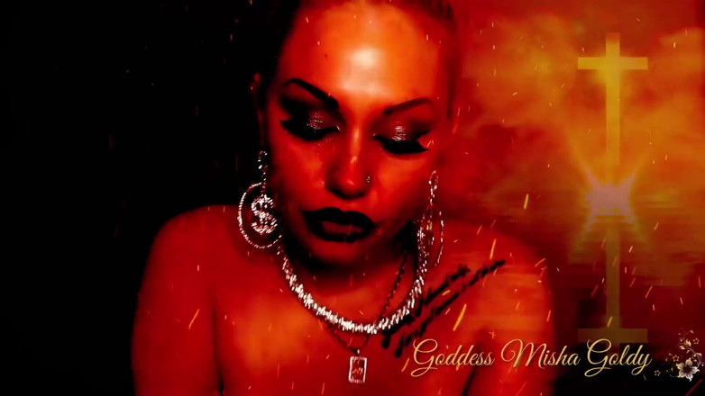 Goddess Misha Goldy: Mesmerizing anti-religious ASMR! Give your soul and your body to...