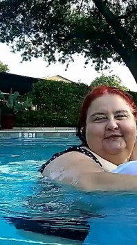 Nurse Vicki and Handsome Harry Are Having Fun Kissing in the Pool!