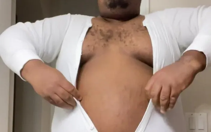 Blkhole420: Chubby trying on a 2xl union suit, what do you think...
