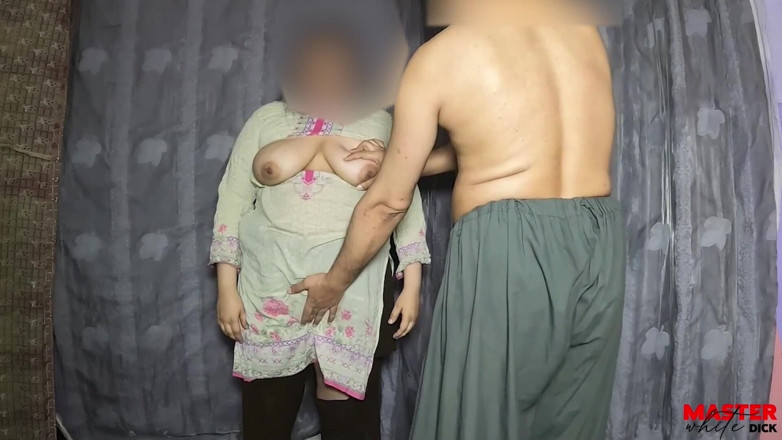 Master white dick: The Owner Giving Food to Beggar for Fucking