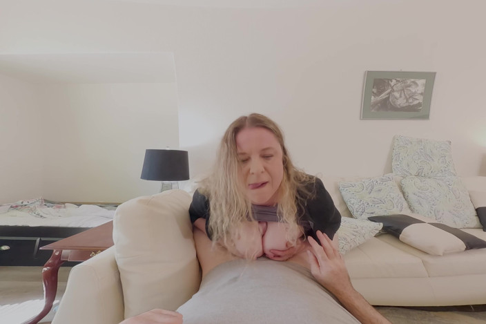 Erin Electra VR: Stepson Loses His Virginity in Stepmom's Pussy