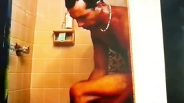 Retro 2001 berühmte männliche nackte Prominente XXX Promi solo sex-tape - erwischt Supermodel cory beim rasieren in der dusche