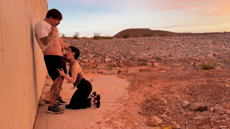 Rare Ripley: Outdoor Sloppy Face Fuck W/ Justanicecock