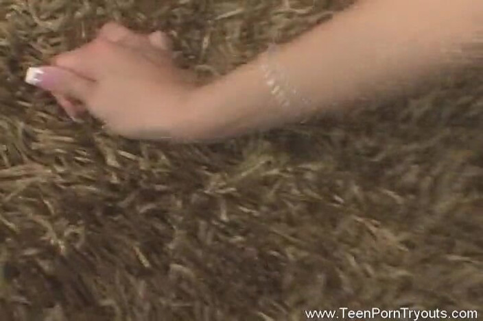 Teen Porn Tryouts: Sexy teen Latina gets sprayed