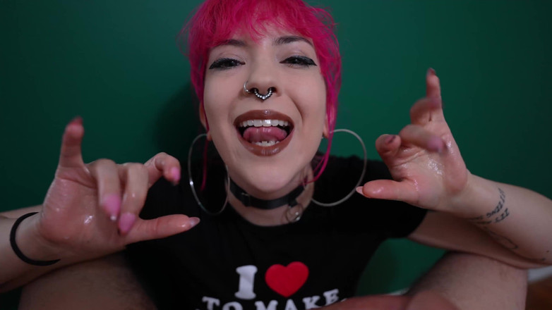 lilredvelvettt: Легкое пытка члена и яиц и члена, женское доминирование с дрочкой