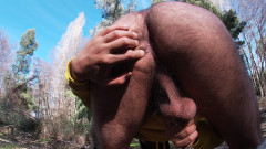 Hardnoisex: Волосатый Jock подрачивает жестче в лесу и говорит грязнее, чем когда-либо - устная инструкция по дрочке, часть 2