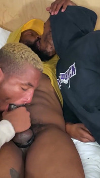 Two Young Thugs Take My Big Black Dick and Milk It