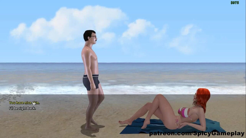 Dirty GamesXxX: ผจญภัยของวิลลี่ ดี: ภรรยานอกใจสามีกับเพื่อนบ้านบนชายหาด ตอนที่ 28
