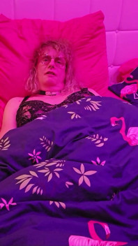 TS Lilly Sophie Waking up Horny and Need to Cum