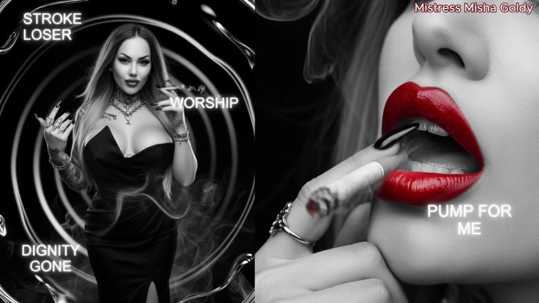 Goddess Misha Goldy: Smoke Your Weakness Away