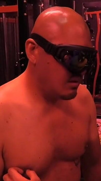 Japanese bear ,muscular skin head man raw gay sex