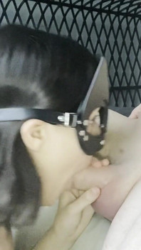 Horny Girl Drops to Her Knees and Sucks Boyfriend for a Pulsating Oral Creampie