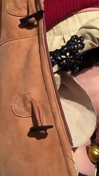 Self-training No. 96: Exhibitionist Walk with Visible Used Sanitary Napkin