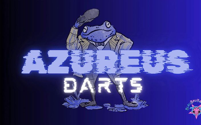 BleuBrutalRose: Azureus dart - блондинка з великою дупою, сексуальна нижня білизна та чорні рвані ноги в панчохах