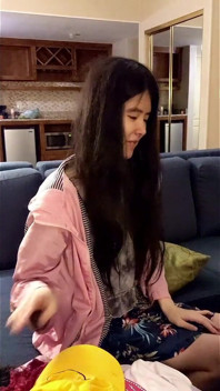 Asian Girl Shown Wardrobe and Then Sucks Black Cock