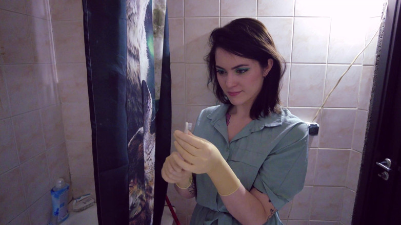 Stacy Moon: Stacy eldiven fetişist oluyor