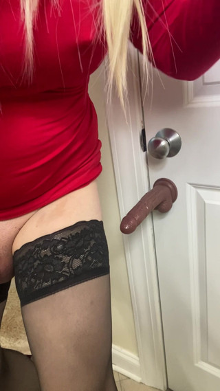 MadisonCD2025: Trans weiblicher transvestiert in versucht auf dildo zu kommen Dann...
