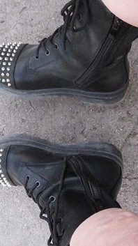 Photos of My Feet in Boots Socks and Bare