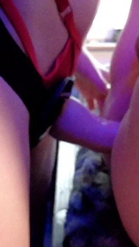 Strapon Fuck in Red Lingerie