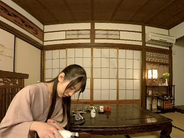 JAV hornyVR: Whispers of Pleasure with a Ryokan Maid Who Can’t Hide...
