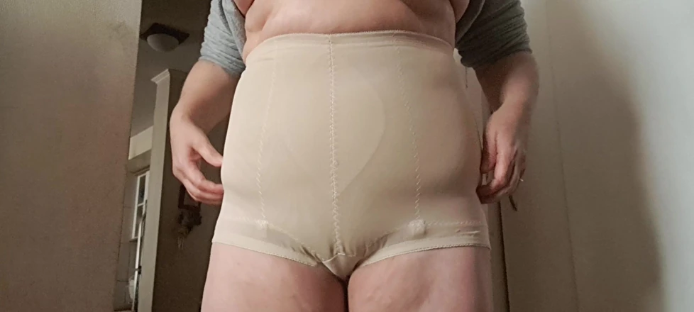 Mommy big hairy pussy: Tight Mini Petticoat on MILF Without Panties