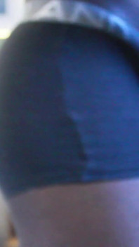 Black Stud Showing off Underwear and Gooning, Getting Hard and Showing Muscle Butt and BBC