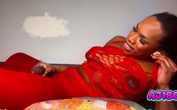 AJ180: Aj180 představuje: Red Velvet: Dual Angle Cumshot