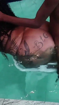 Me in the Condominium Pool