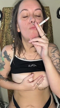 Armpit Worship and Smoking Tease with Chery Trees