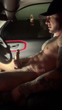 Car Masturbate and Cum