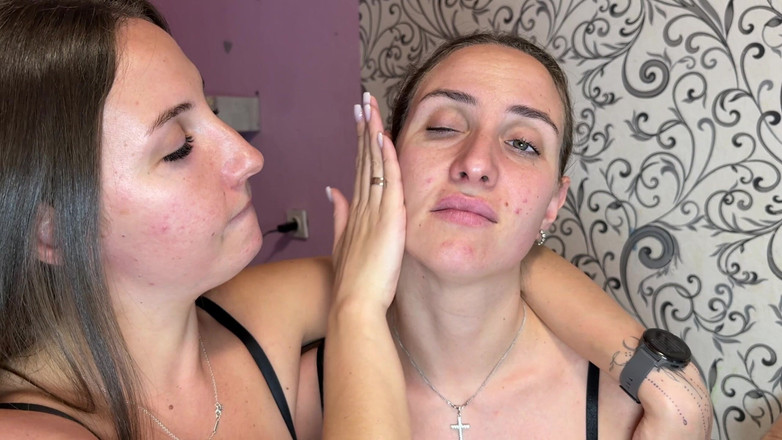 Hottie goddess: Spanking mit roten backen spielen