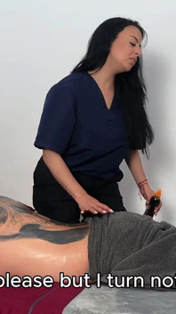 Happy end-massage wird zu schmutziges ficken mit heißer MILf