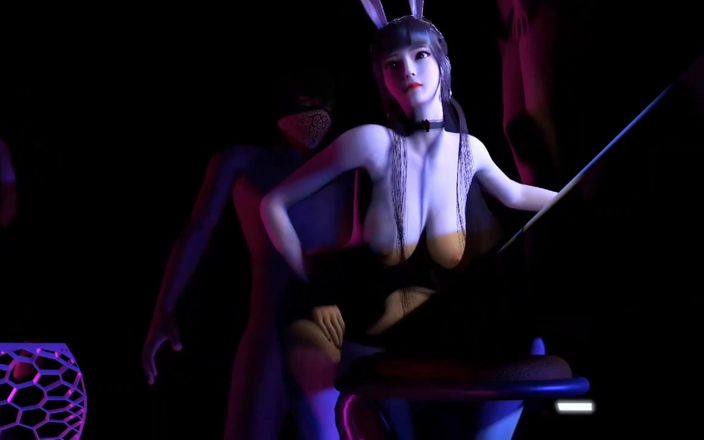 Soi Hentai: Косплей телочка в ночном клубе - 3D анимация V571
