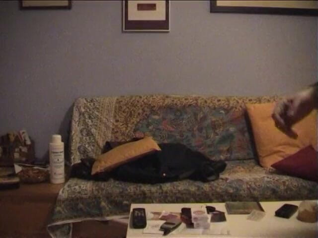 Peppo Card: Alone at home with my dildo