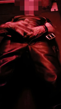 Cruising the Darkroom in Leather Pants