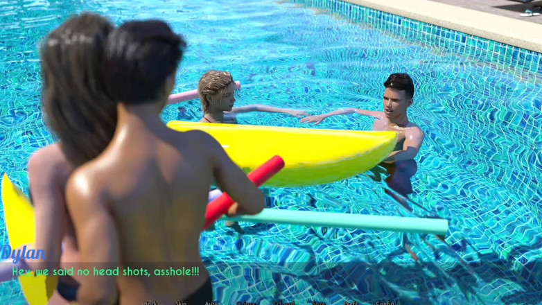 Johannes Gaming: AWAM # 32 Jugando en el agua recibe una corrida