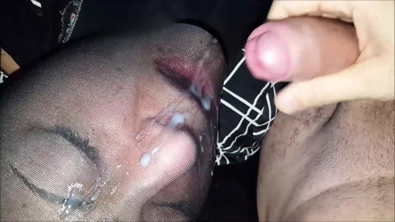 Nylon Xtreme: Klänning strumpbyxor stövlar inneslutning knulla