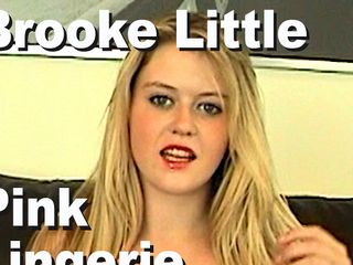 Edge Interactive Publishing: Brooke küçük pembe iç çamaşırlı striptiz