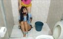 Selfgags Latina Bondage: Degradando a su hermanastra: cinta atada, calceck mojado amordazado y...